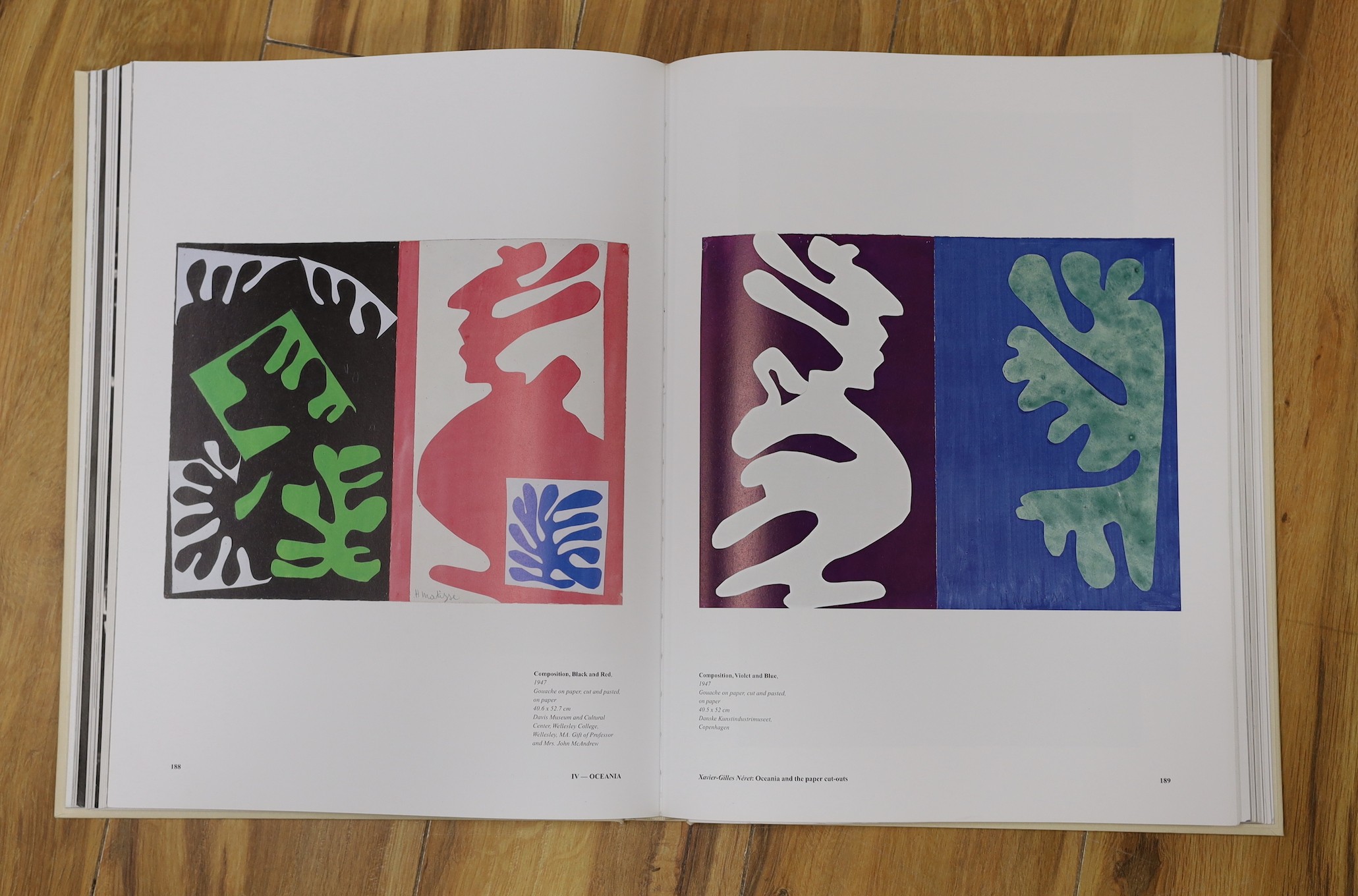 Henri Matisse, two books, ‘Cut-outs Drawing with scissors’ and ‘Jazz’, together in sleeve